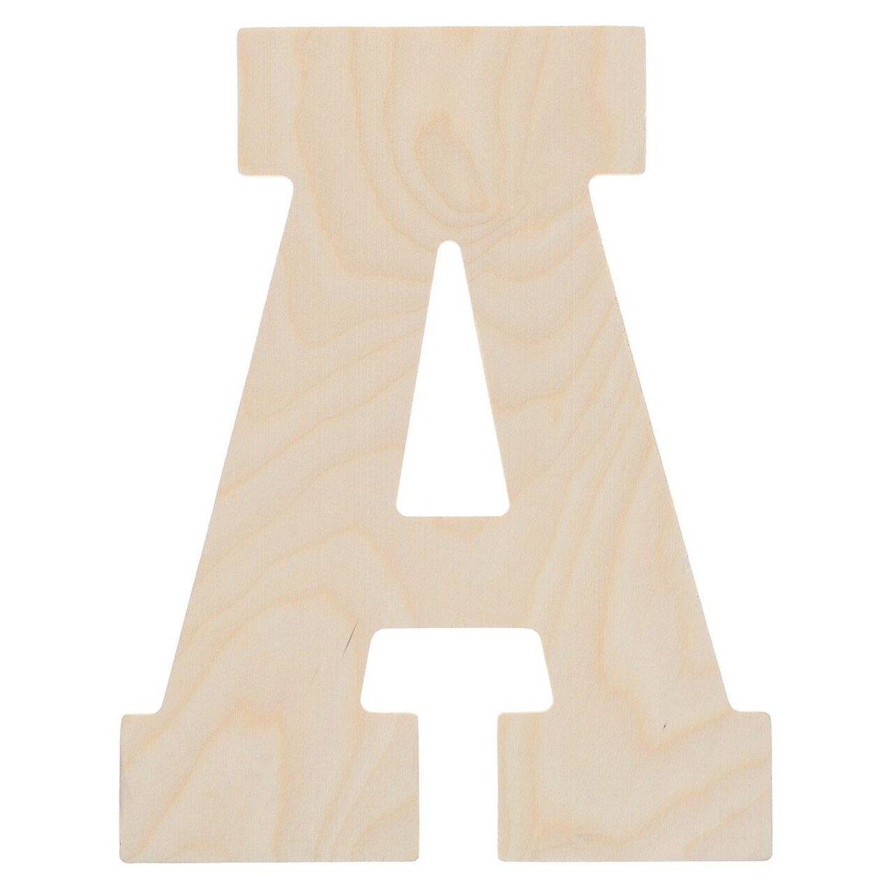 Good Wood By Leisure Arts Letter 13" A, Wooden Letters, Wood Letters, Wooden Letters Wall Decor, Large Letters 13 Inch, Small For Crafts